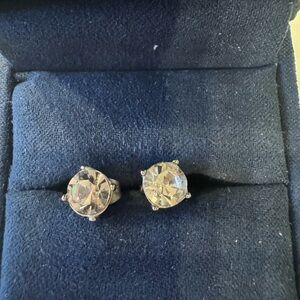 Elegant Silver Stud Earrings